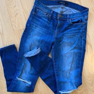 J Brand Women’s Mid Wash Skinny Jeans
